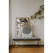 Delight - Abstract Print - White - JaxCo Furniture