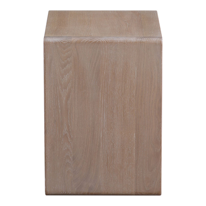 Hiroki - Accent Table - White Oak - JaxCo Furniture