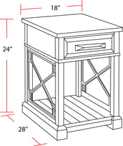 Sundance - Chairside Table - JaxCo Furniture