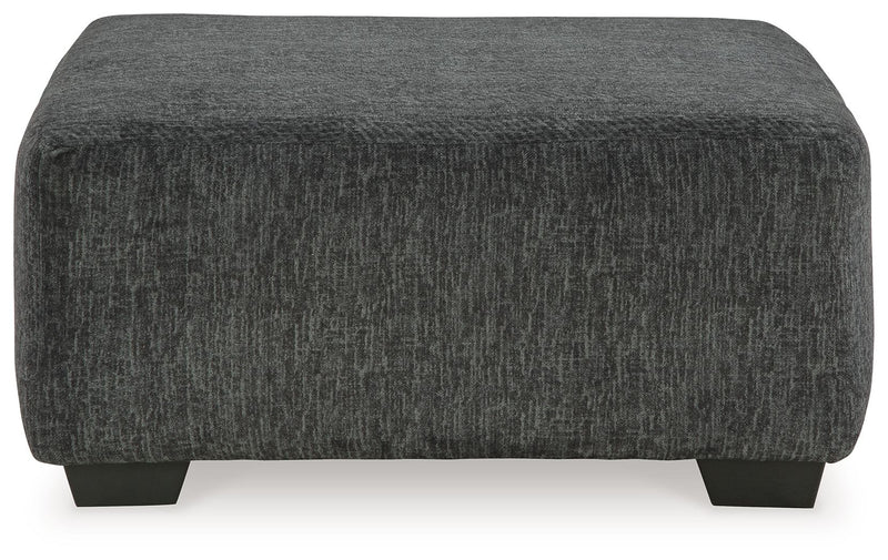 Biddeford - Shadow - Oversized Accent Ottoman - JaxCo Furniture