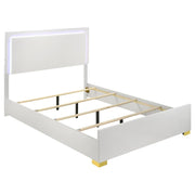 Marceline - Wood LED Panel Bed - JaxCo Furniture