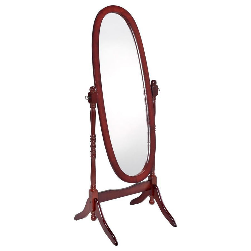Foyet - Wood Adjustable Length Cheval Mirror - JaxCo Furniture