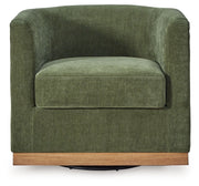 Jersonlow - Forest Green - Swivel Chair - JaxCo Furniture