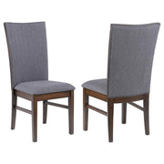 Sherwood - Upholstered Dining Side Chair (Set of 2) - Gray - JaxCo Furniture