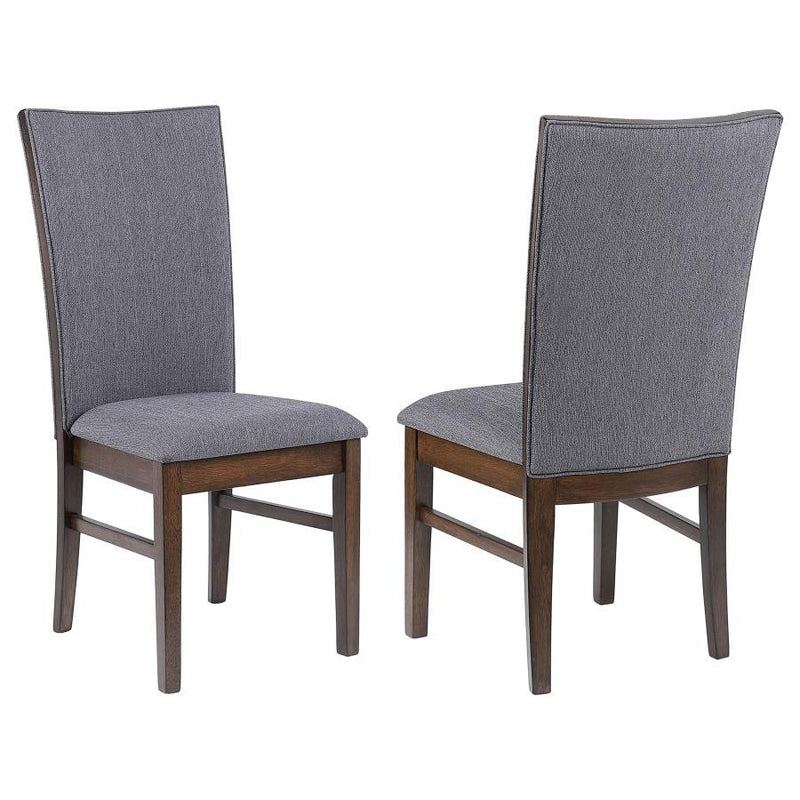 Sherwood - Upholstered Dining Side Chair (Set of 2) - Gray - JaxCo Furniture