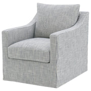 Winter - Upholstered Sloped Arm Accent Swivel Chair - JaxCo Furniture
