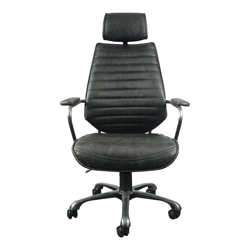 Executive - Swivel Office Chair - Black - JaxCo Furniture