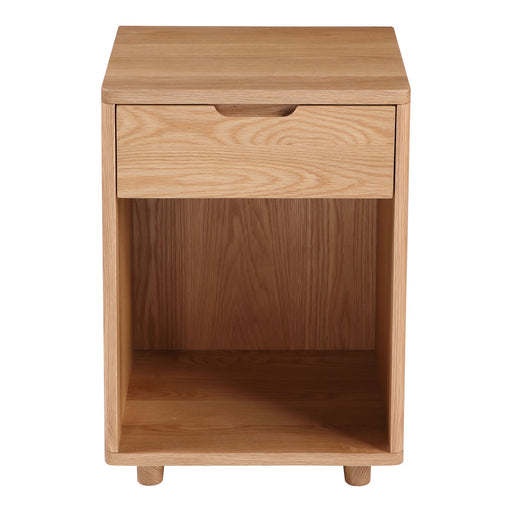 Osamu - Nightstand - Light Brown - JaxCo Furniture