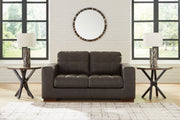Luigi - Thunder - Loveseat - JaxCo Furniture