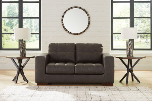 Luigi - Thunder - Loveseat - JaxCo Furniture