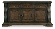 Maylee - Dark Brown - Dining Room Buffet - JaxCo Furniture