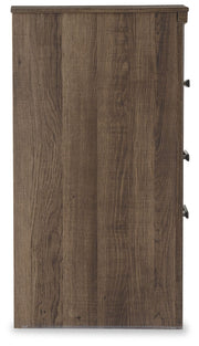 Juararo - Dark Brown - Two Drawer Night Stand - JaxCo Furniture