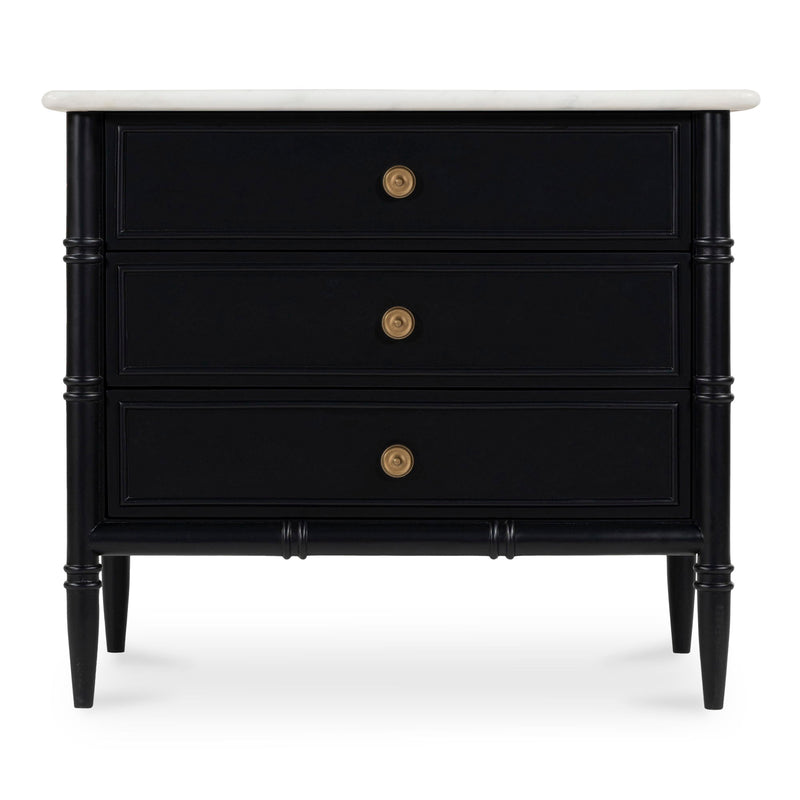 Eleanor - Nightstand - Black - JaxCo Furniture