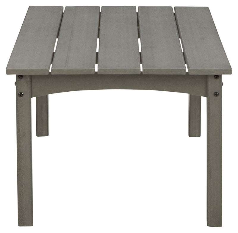 Visola - Gray - Rectangular Cocktail Table - JaxCo Furniture