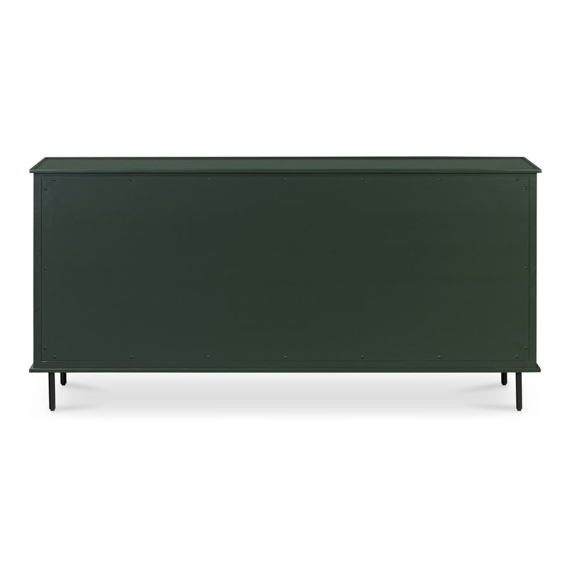 Reagan - 6 Drawer Dresser - Deep Green - JaxCo Furniture