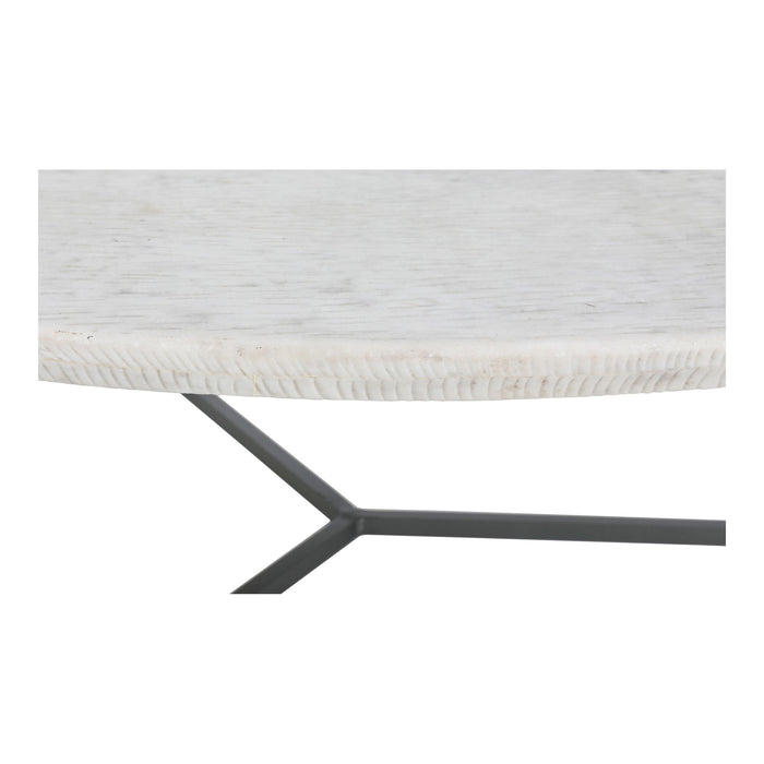 Chloe - Coffee Table Marble - White - JaxCo Furniture