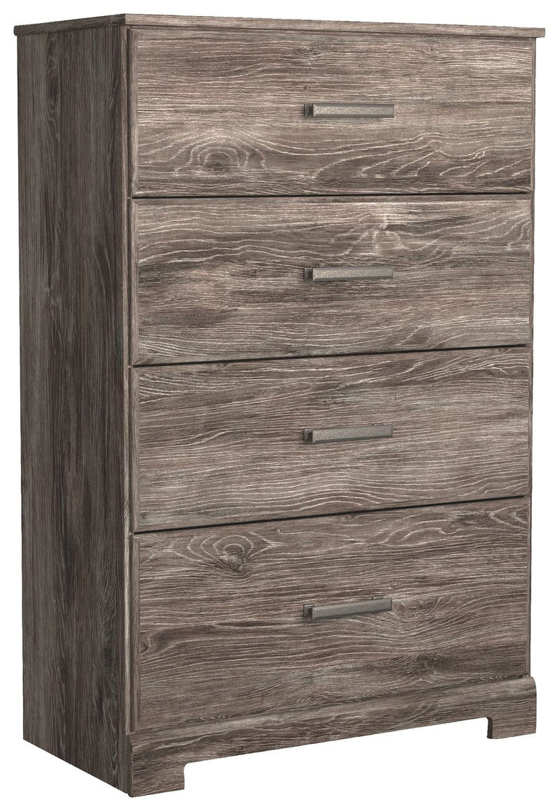 Ralinksi - Gray - Four Drawer Chest - JaxCo Furniture