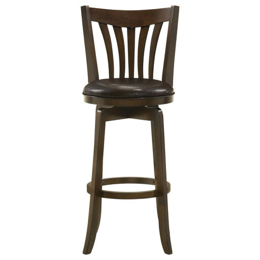 Lambert - Wood Height Swivel Bar Chair - JaxCo Furniture