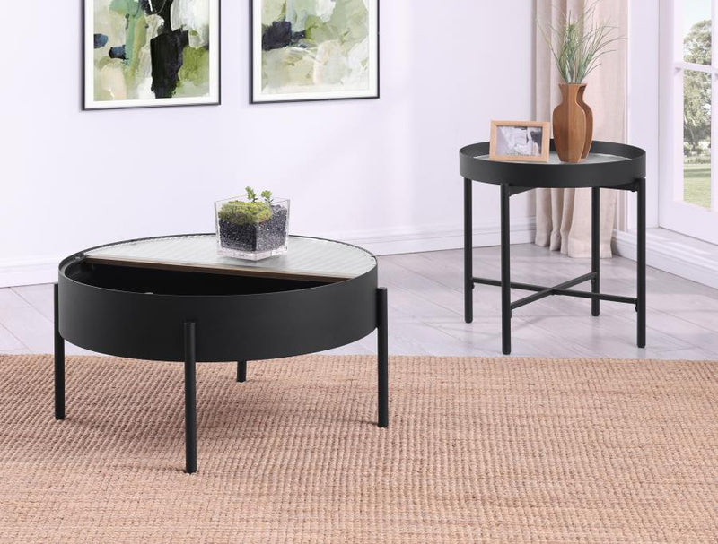 Ozella - Round Coffee Table Set - JaxCo Furniture