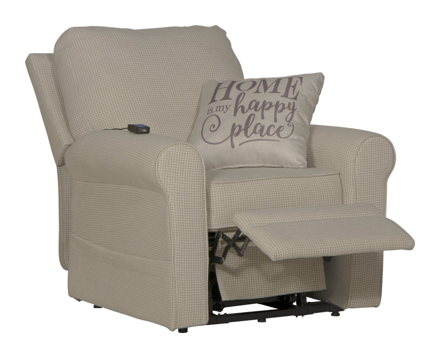 Capetown - Power Lift Recliner - Beige - JaxCo Furniture