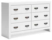Binterglen - White - Dresser - JaxCo Furniture