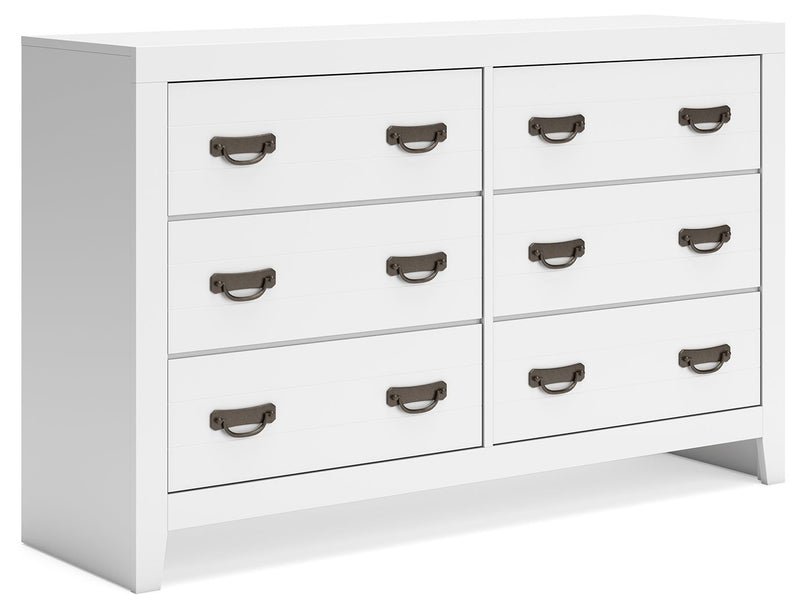 Binterglen - White - Dresser - JaxCo Furniture