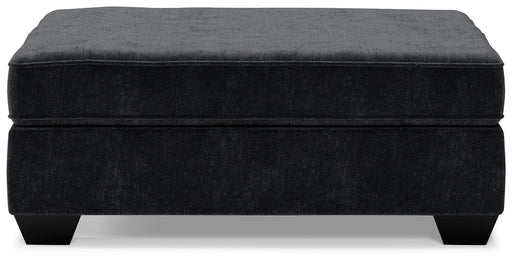 Lavernett - Charcoal - Oversized Accent Ottoman - JaxCo Furniture