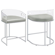 Thermosolis - Clear Acrylic Chair (Set of 2) - JaxCo Furniture