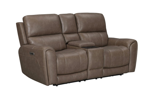 Hancock - Zero Gravity Power Reclining Console Loveseat P3 - JaxCo Furniture