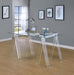 Amaturo - Glass Top Acrylic Writing Desk - Clear - JaxCo Furniture