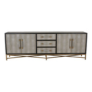 Mako - Large Sideboard - Dark Gray - JaxCo Furniture