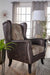 Elmbrook - Upholstered Wingback Accent Club Chair - Brown - JaxCo Furniture