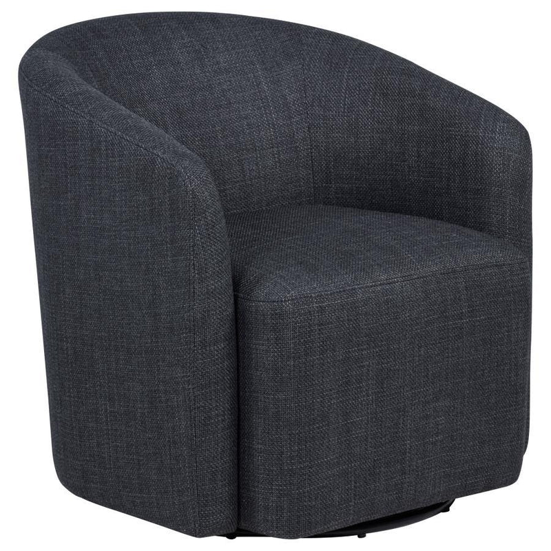 Mossbrook - Fabric Upholstered Swivel Accent Chair - JaxCo Furniture