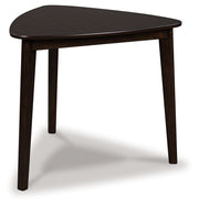 Mallenette - Merlot - Triangle Dining Room Table - JaxCo Furniture