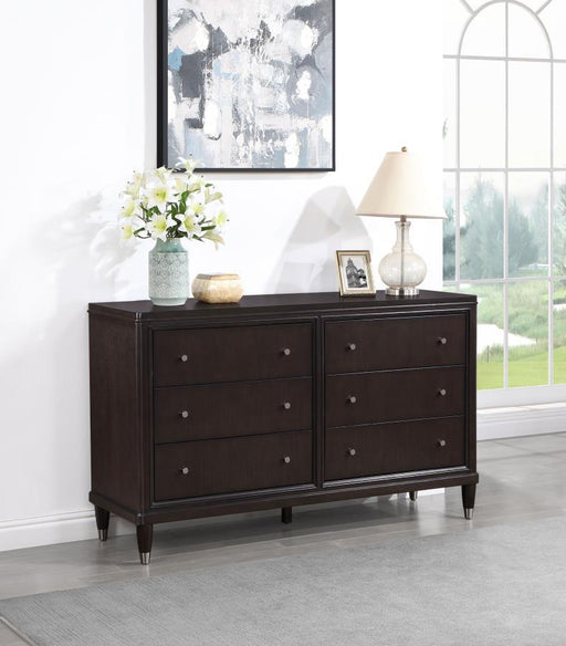 Emberlyn - 6-Drawer Dresser - Brown - JaxCo Furniture