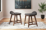 Lyncott - Upholstered Barstool (Set of 2) - JaxCo Furniture