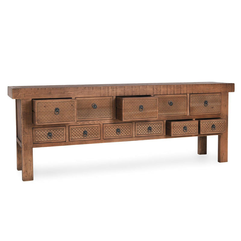 Lahey - 11 Drawer Console Table - JaxCo Furniture