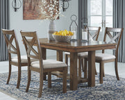 Moriville - Grayish Brown - Rectangular Dining Room Extension Table - JaxCo Furniture