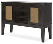 Galliden - Black - Dining Room Server - JaxCo Furniture