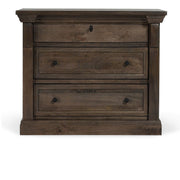 Adelaide - Wood 3 Drawer Nightstand - Cocoa Brown - JaxCo Furniture
