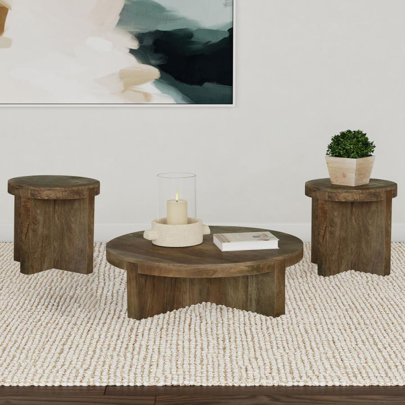 Kinkaid - Solid Wood Coffee And End Table Set - JaxCo Furniture
