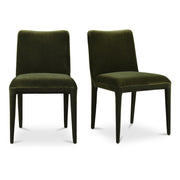 Calla - Velvet Dining Chair (Set of 2) - Green - JaxCo Furniture