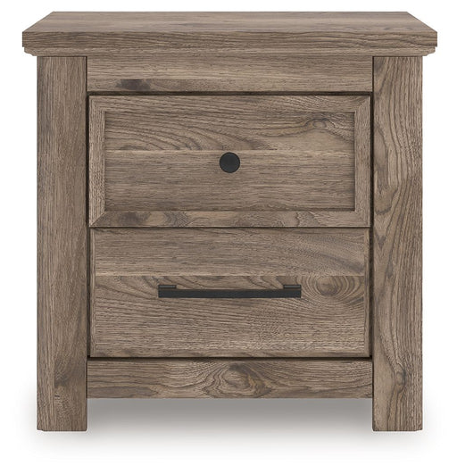 Rusticott - Brown - Two Drawer Night Stand - JaxCo Furniture