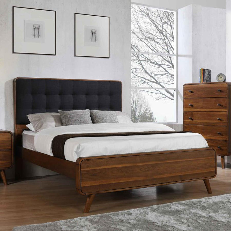 Robyn - Wood Panel Bed - JaxCo Furniture