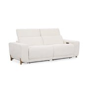 Darrow - Upholstered Power Recliner Sofa - White - JaxCo Furniture