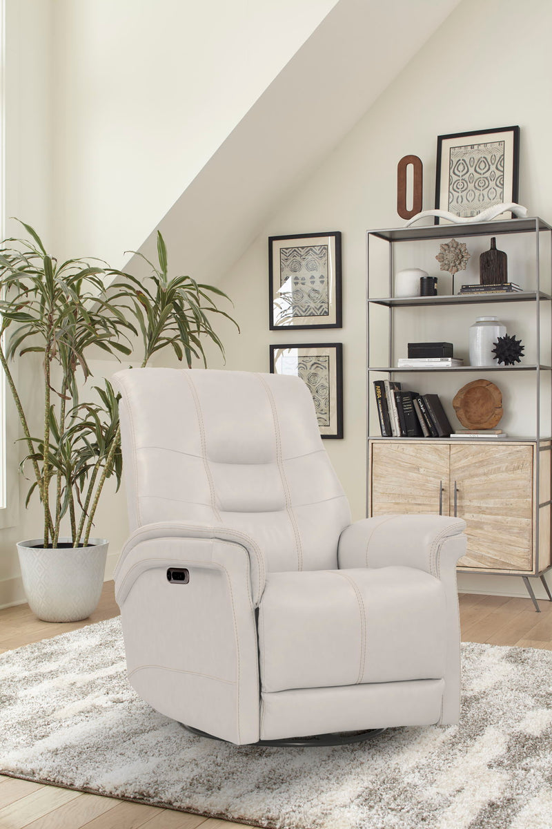 Carnegie - Power Swivel Glider Recliner - JaxCo Furniture