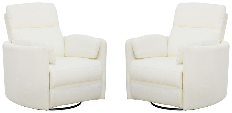 Radius - Power Swivel Glider Recliner (Set of 2) - JaxCo Furniture