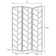 Mila - 3-Panel Room Divider Folding Shoji Screen - Walnut - JaxCo Furniture