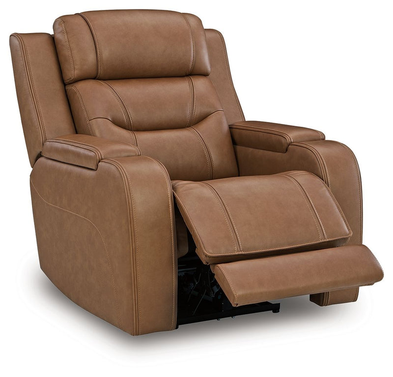 Knightington - Power Recliner With Audio Seating - JaxCo Furniture