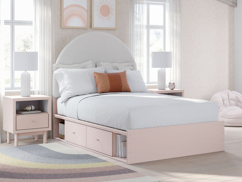 Wistenpine - Upholstered Panel Bed With Storage - JaxCo Furniture